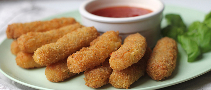 Breaded Mozzarella Sticks 